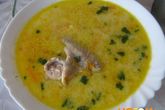 Сырный суп из плавленого сыра с курицей