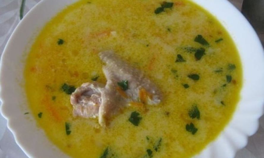 Рецепт сырный суп из плавленого сыра с курицей