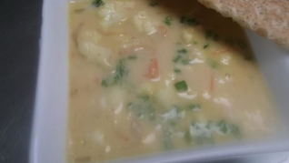 Сырный суп из цветной капусты