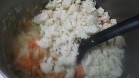 сырный суп из цветной капусты