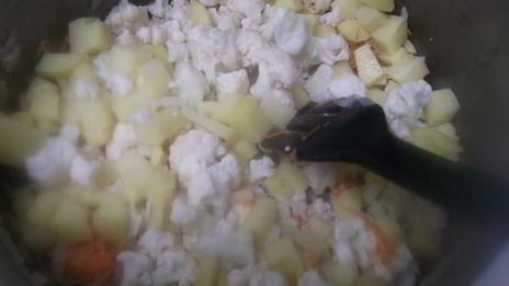 сырный суп из цветной капусты