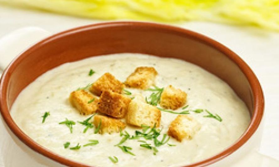 Рецепт сырный суп-пюре с сельдереем