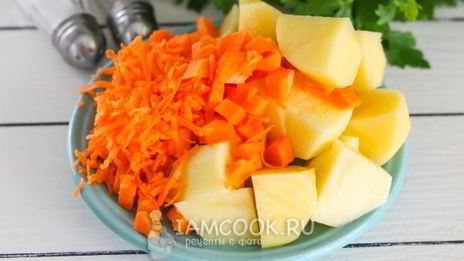 сырный суп с гренками