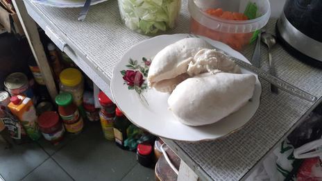 сырный суп с капустой курицей и плавленным сыром