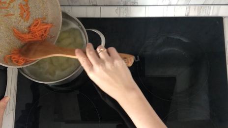 сырный суп с креветками