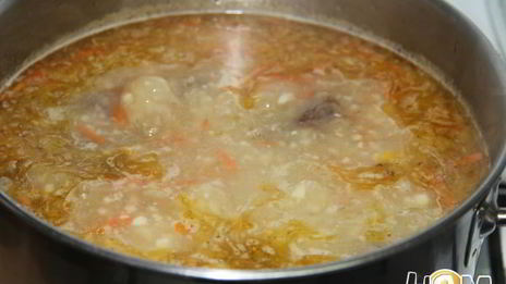 сырный суп с куриными сердечками