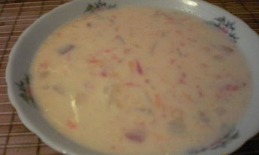 Рецепт сырный суп с курицей и помидорами