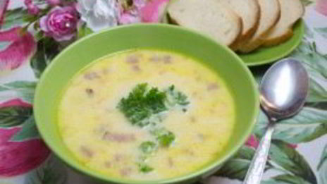 сырный суп с плавленым сыром