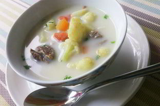 Сырный суп с цветной капустой