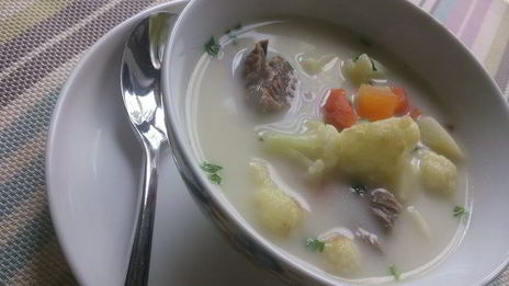 сырный суп с цветной капустой