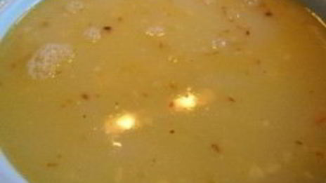 сырный суп со сливками