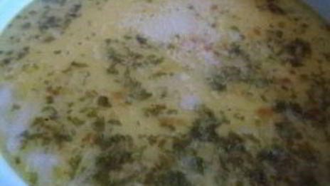 сырный суп со сливками