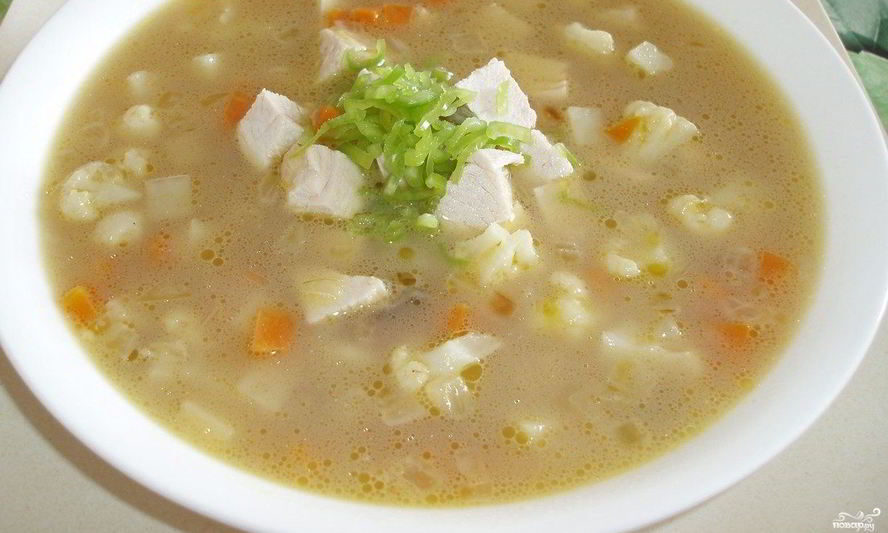 Рецепт сырный суп со свининой