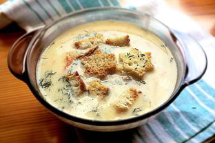 Сырный суп в мультиварке