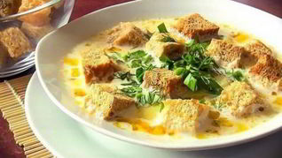 Сырный супчик с картофелем и морковью