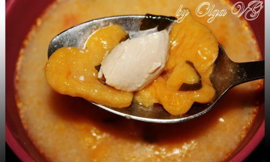 Рецепт сырный супчик с тыквенными клецками