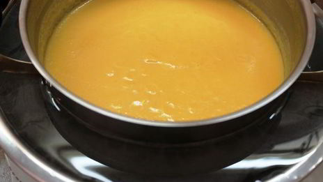 тыквенно-сырный суп с пастернаком