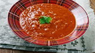 Томатный суп с гречкой