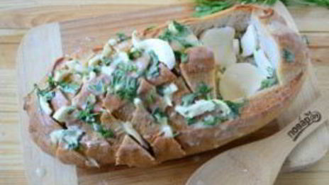 томатный суп в хлебе ежик