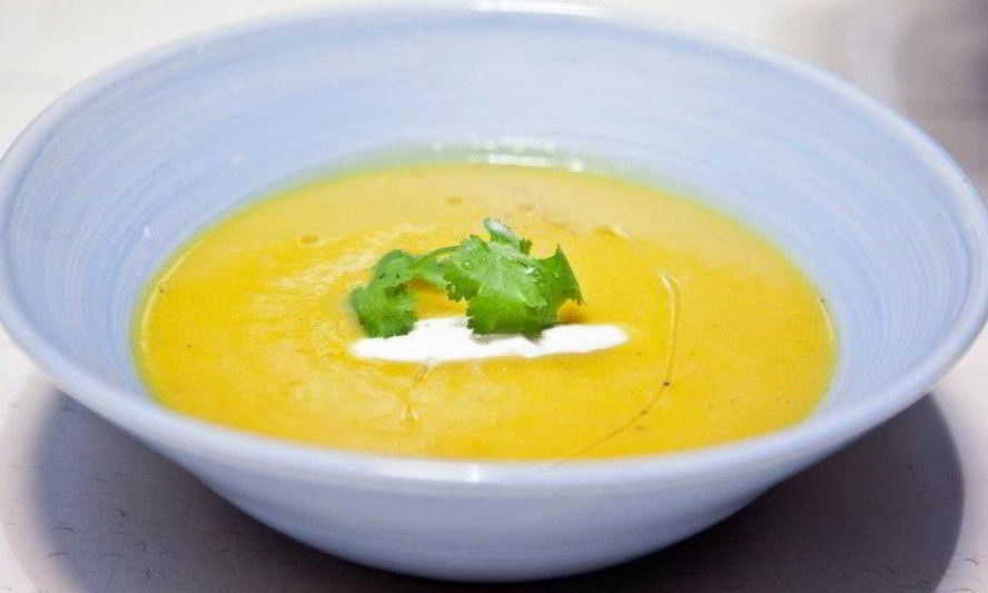Рецепт тыквенный крем-суп с имбирем и корицей