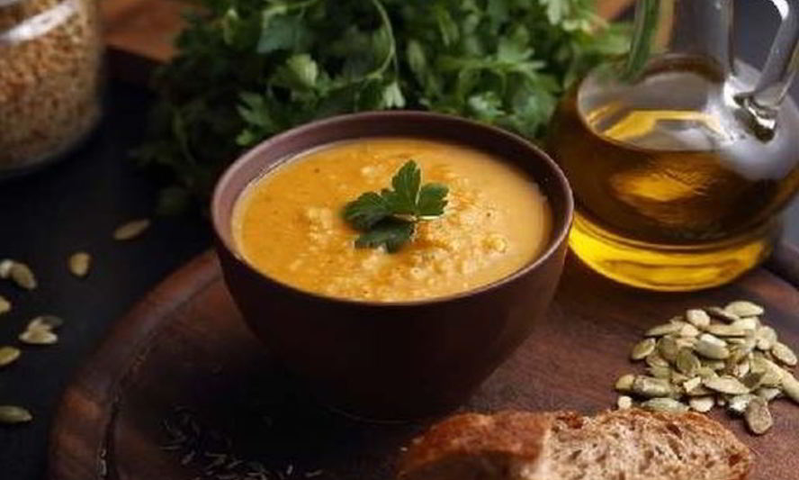 Рецепт тыквенный суп с чечевицей
