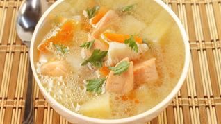 Ароматная уха из ряпушки