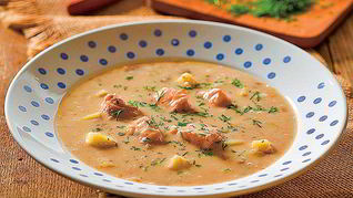 Карельская уха из лосося