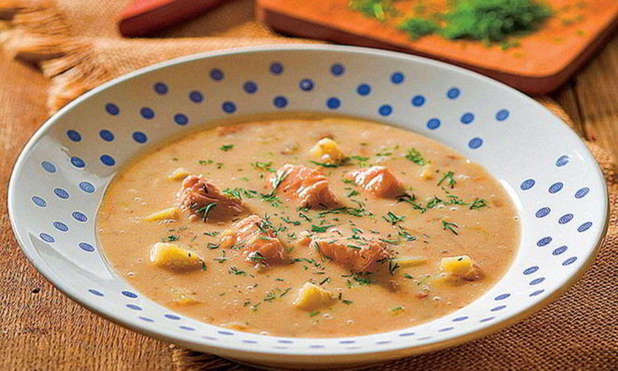 Рецепт карельская уха из лосося