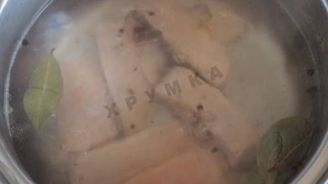 рыбный суп уха из красной рыбы