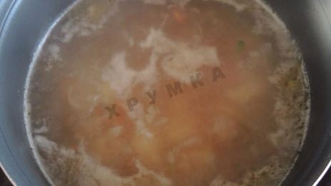 рыбный суп уха из красной рыбы