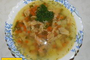 Суп уха из форели