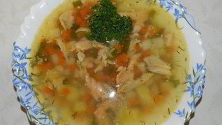 Суп уха из форели