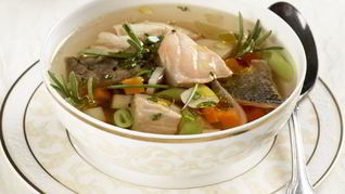 Уха из ершей с корнем сельдерея