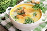 Уха из форели по-фински со сливками
