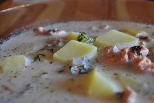 Уха из форели по-фински