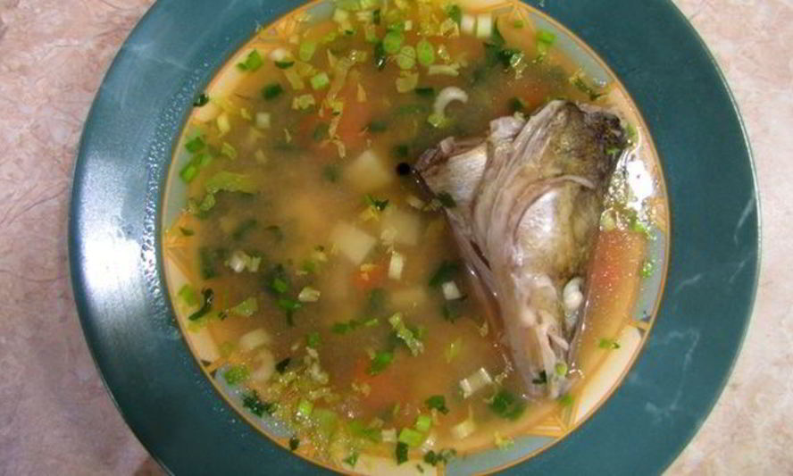 Рецепт уха из головы и хвоста