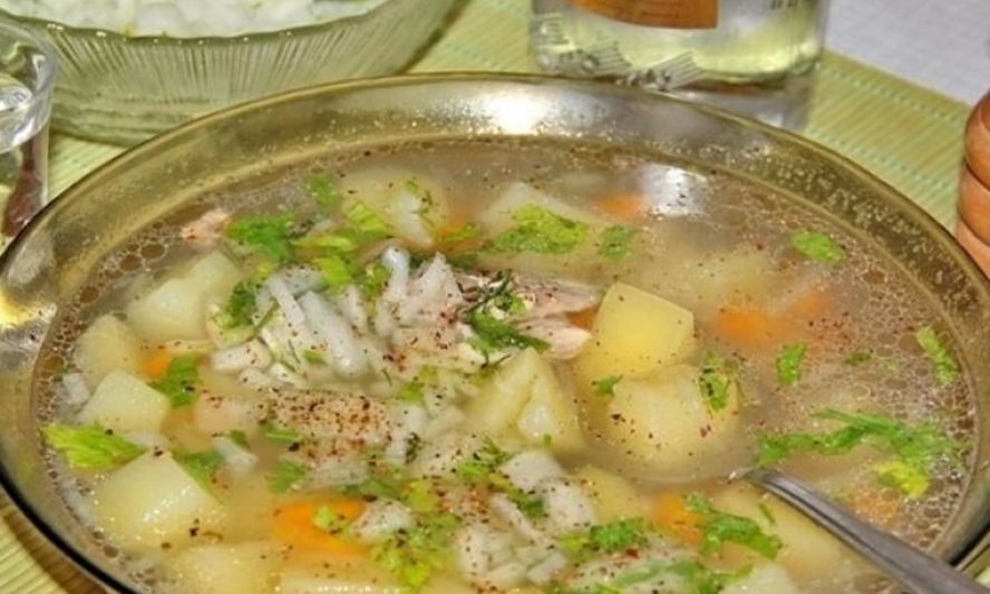 Рецепт уха из головы семги