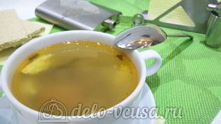 Уха из хребтов семги