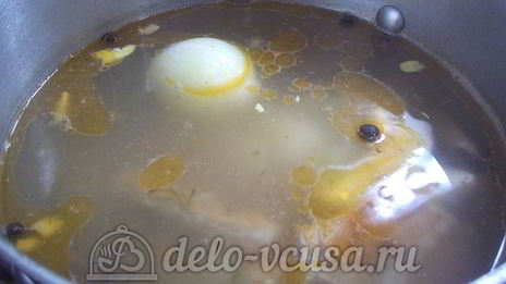 уха из хребтов семги