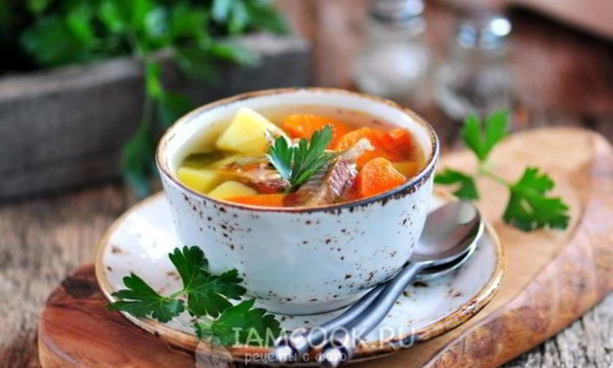 Рецепт уха из консервированной сайры