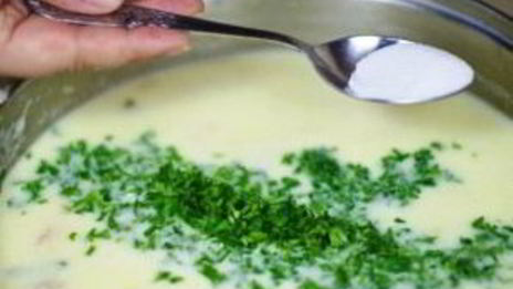 уха из красной рыбы со сливками