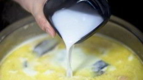 уха из красной рыбы со сливками