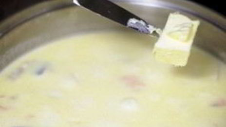 уха из красной рыбы со сливками