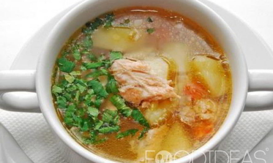 Рецепт уха из красной рыбы