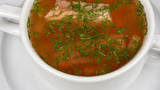 Уха из лосося