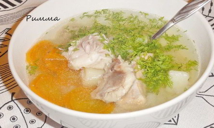 Рецепт уха из щучьих голов с икрой