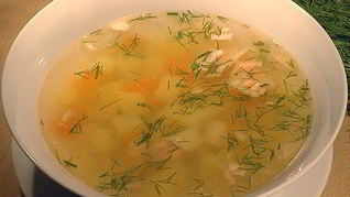 Уха из щуки с манной крупой