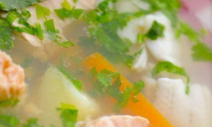 Рецепт уха из тилапии с перловкой