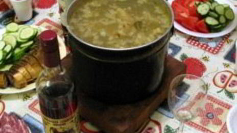 уха на природе