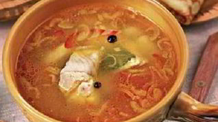 Уха ростовская из судака и рыбной мелочи